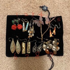Earrings from Anthropologie Kate Spade and more